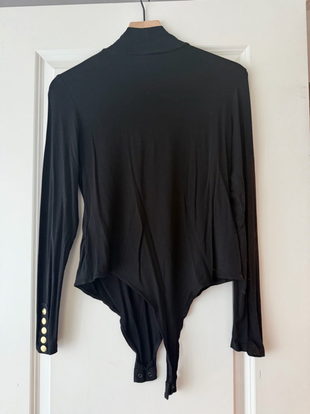 Holland Cooper Black Turtleneck Bodysuit sz L - Picture 4 of 5